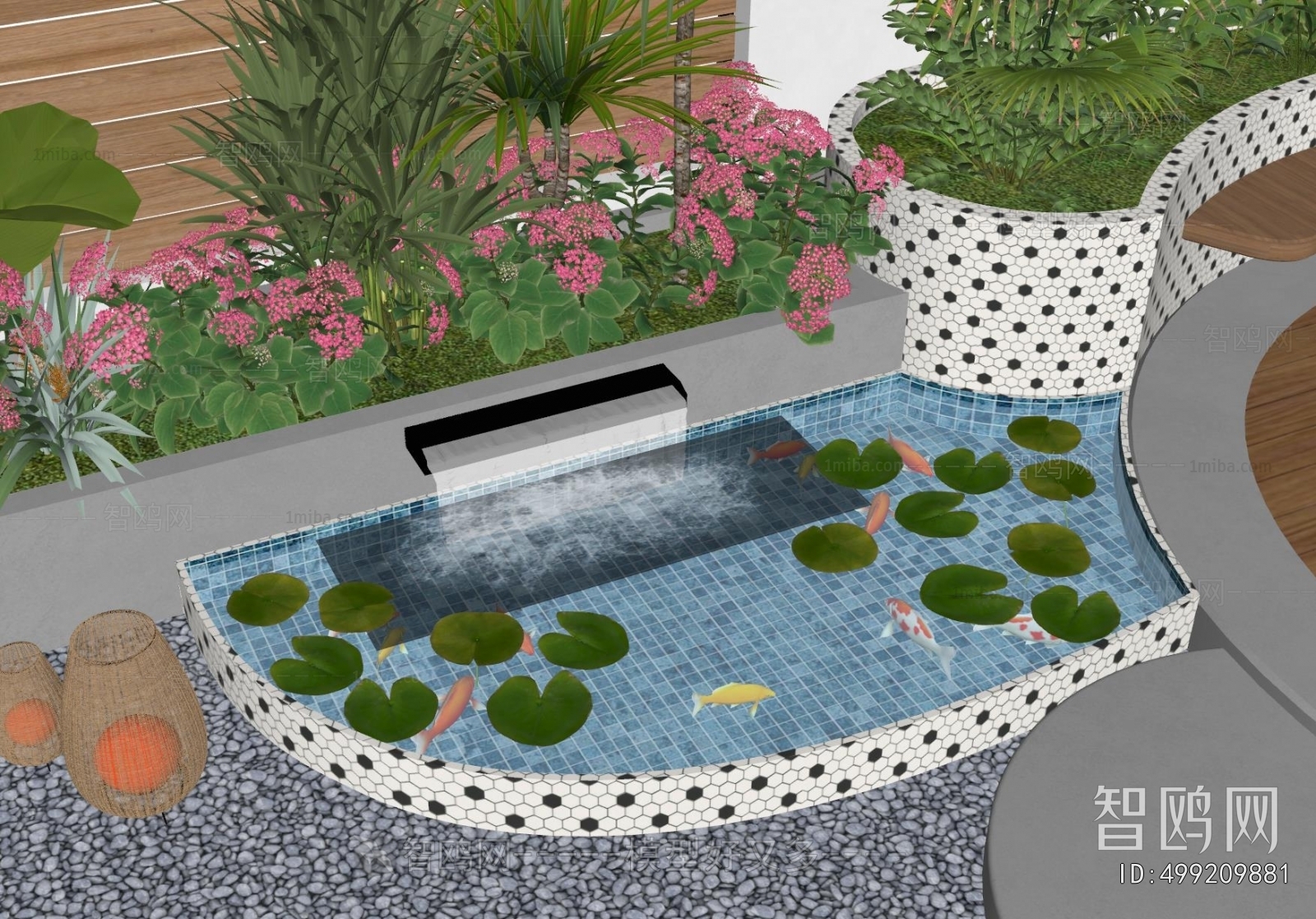 Modern Rockery Waterscape