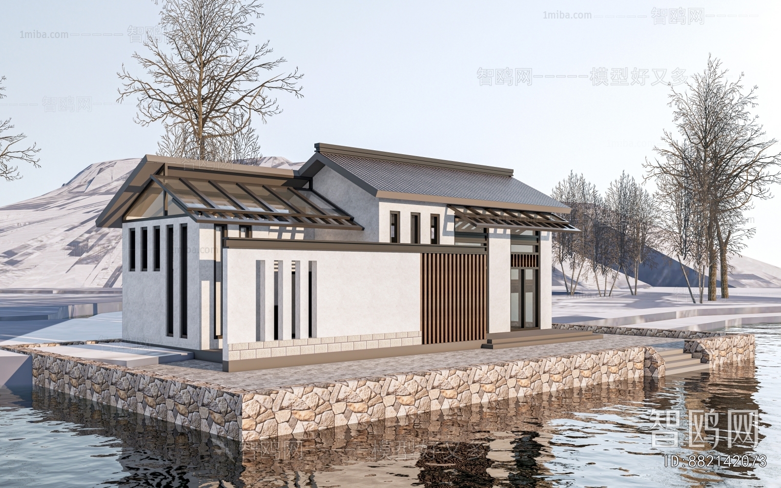 New Chinese Style Public Building