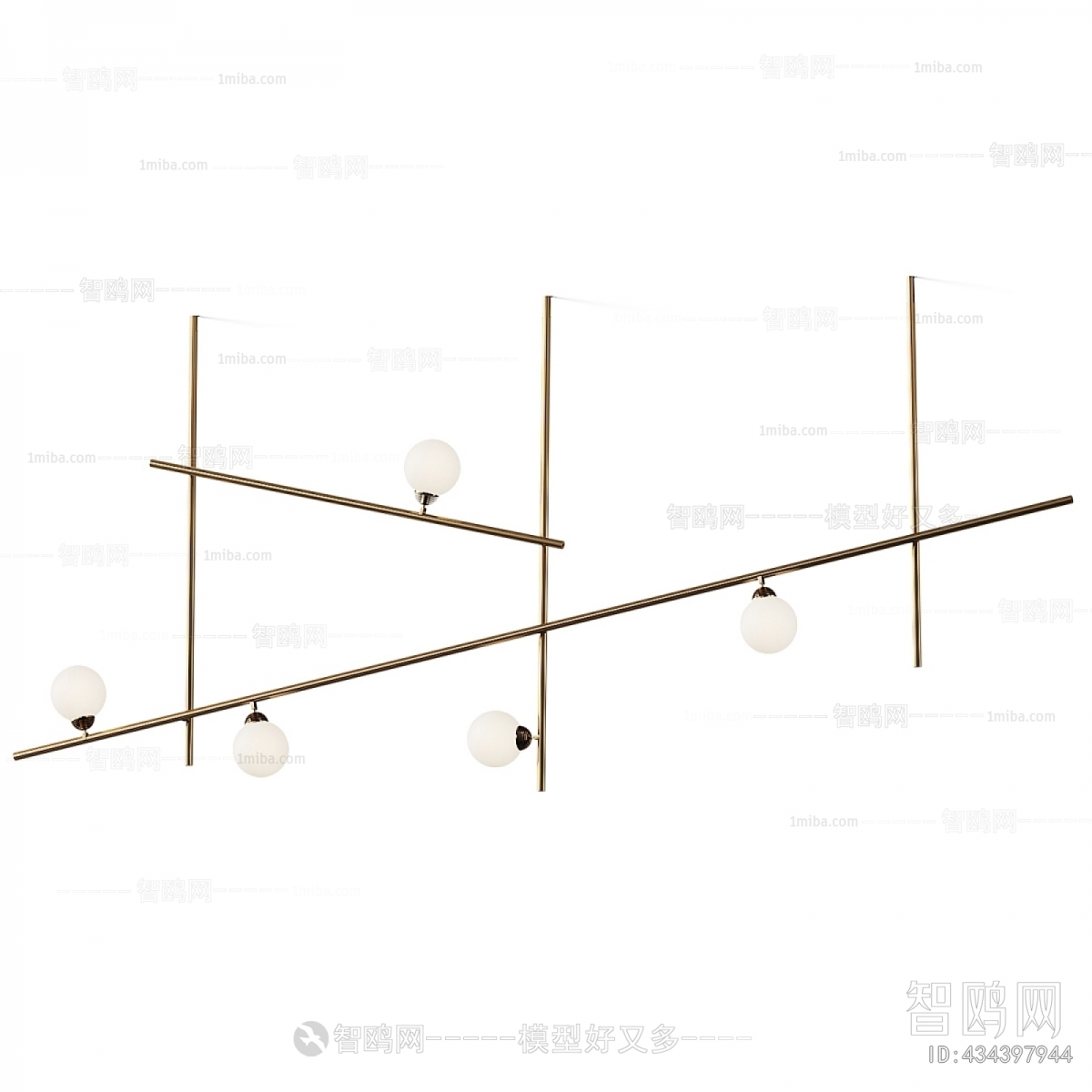 Modern Long Chandelier