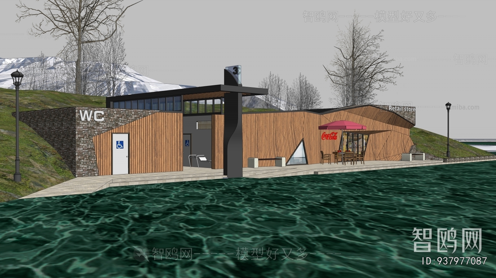 Modern Appearance Of Commercial Building