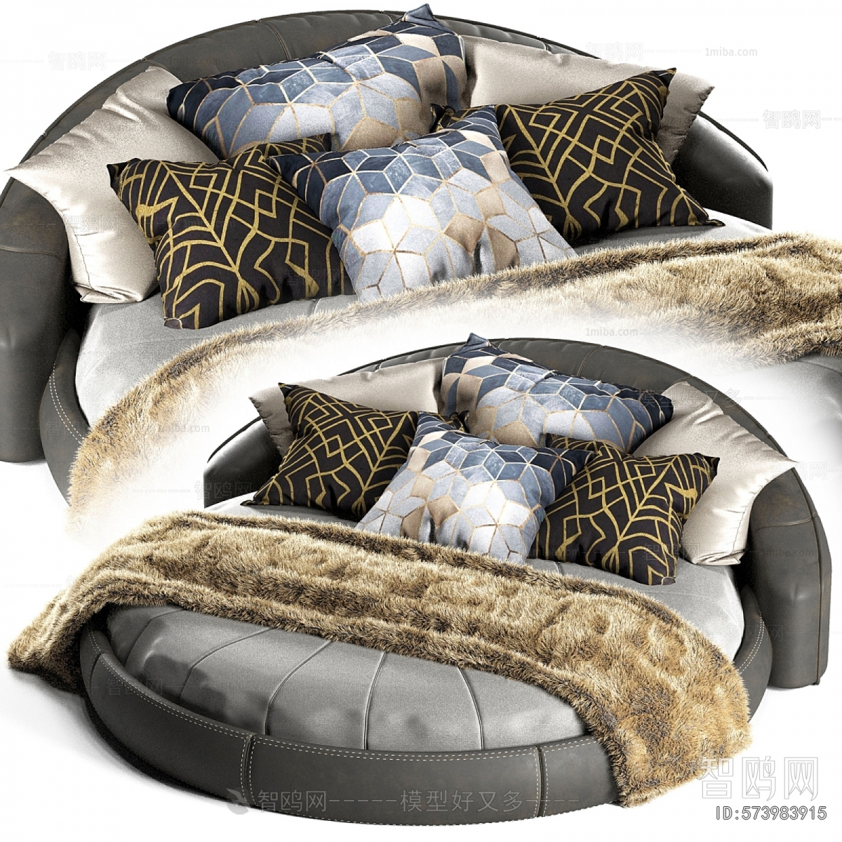 Modern Round Bed