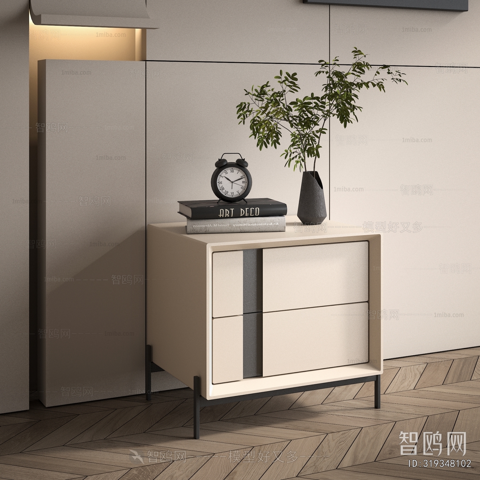 Modern Bedside Cupboard