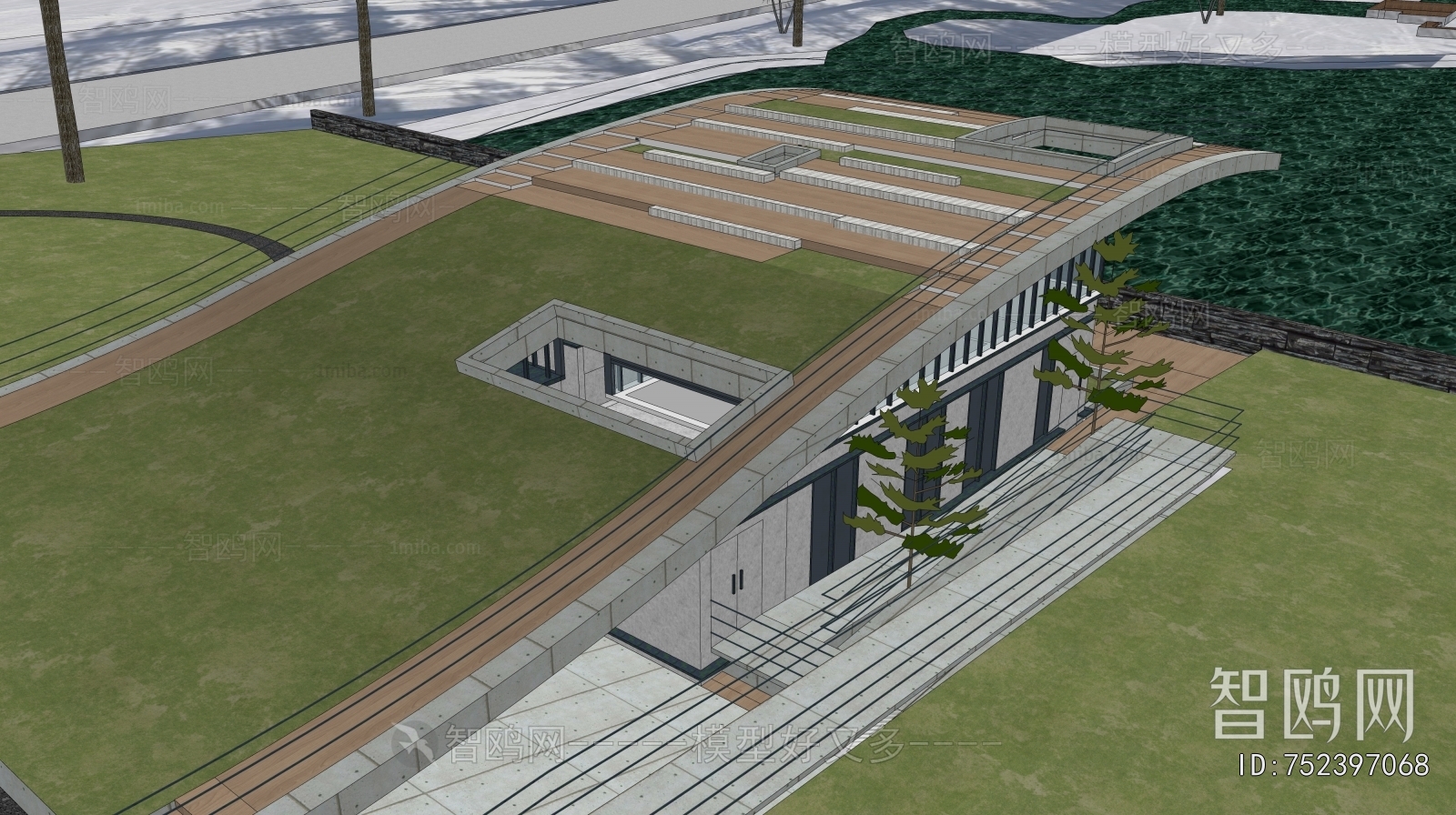 Modern Appearance Of Commercial Building