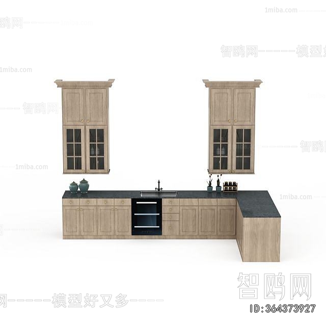 Simple European Style Kitchen Cabinet