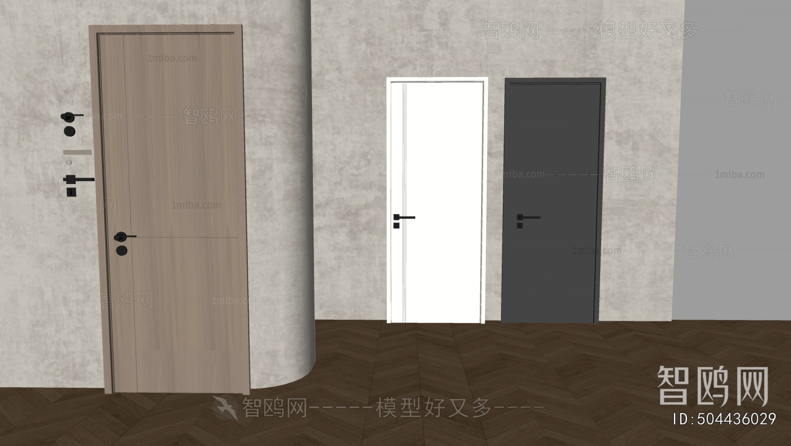 Modern Single Door