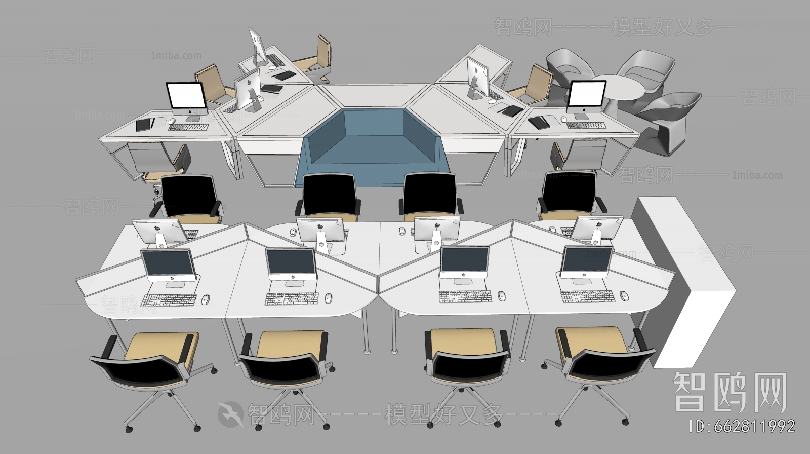 Modern Office Desk And Chair