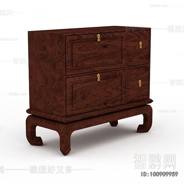 New Chinese Style Side Cabinet