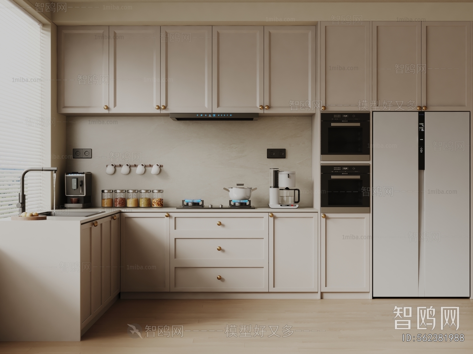 French Style Kitchen Cabinet