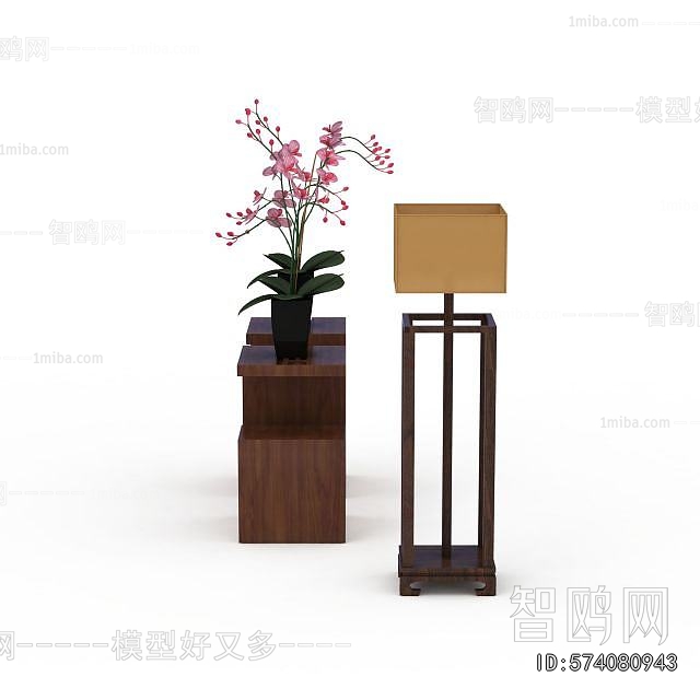 New Chinese Style Floor Lamp