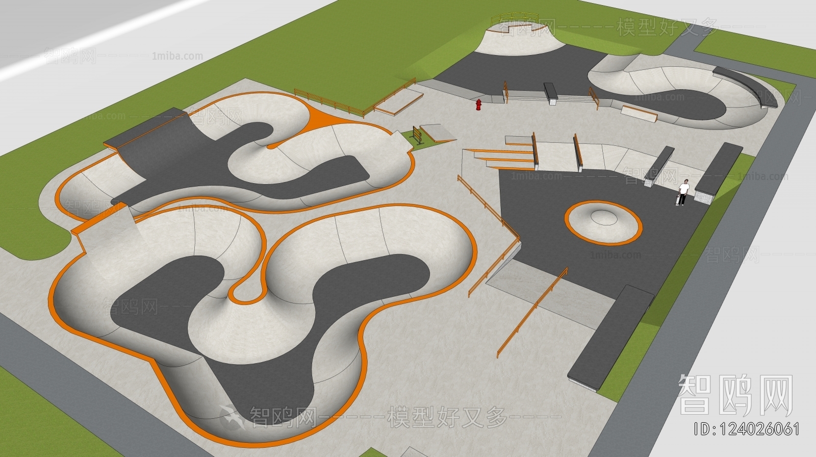 Modern Park Landscape