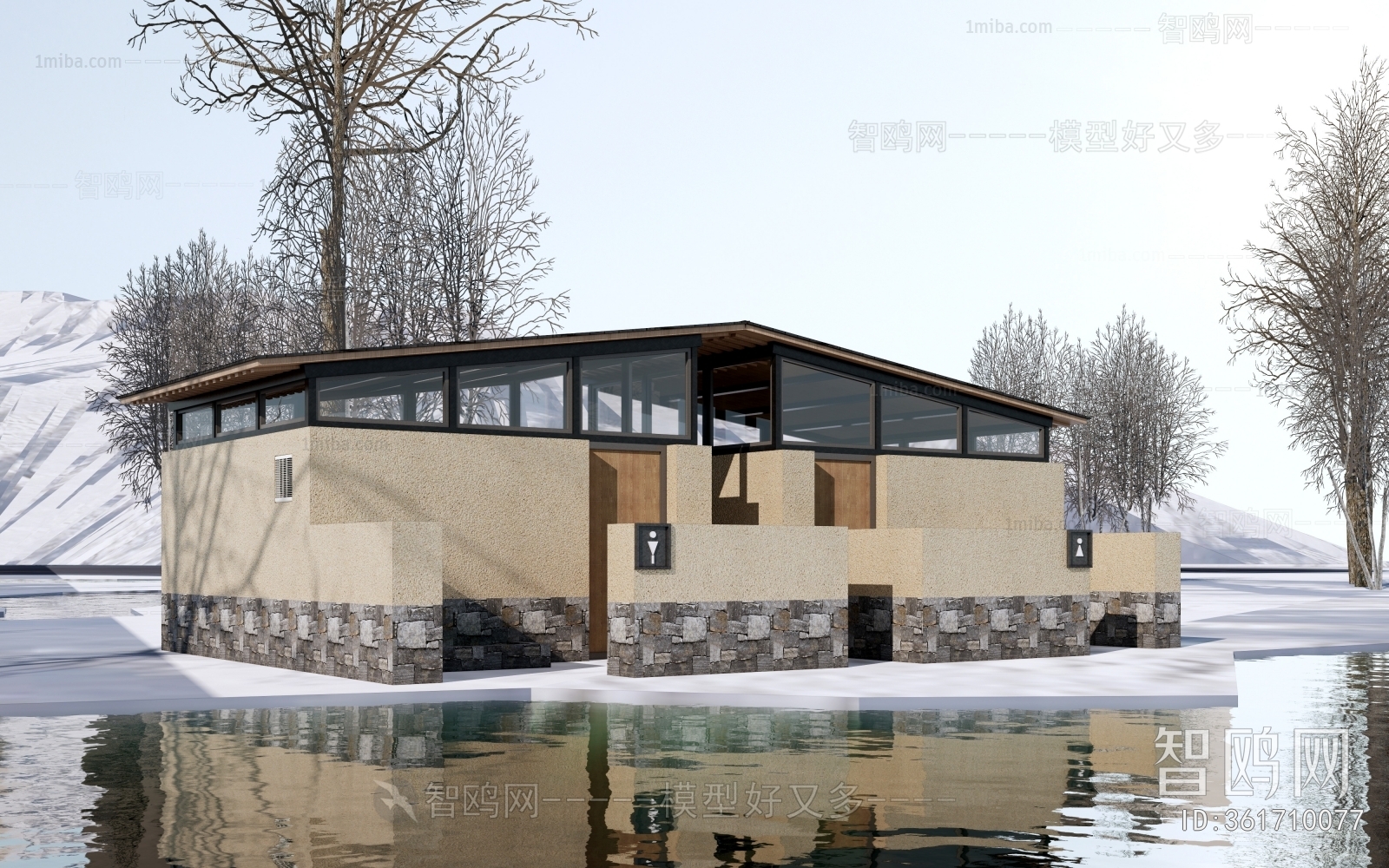 New Chinese Style Public Building