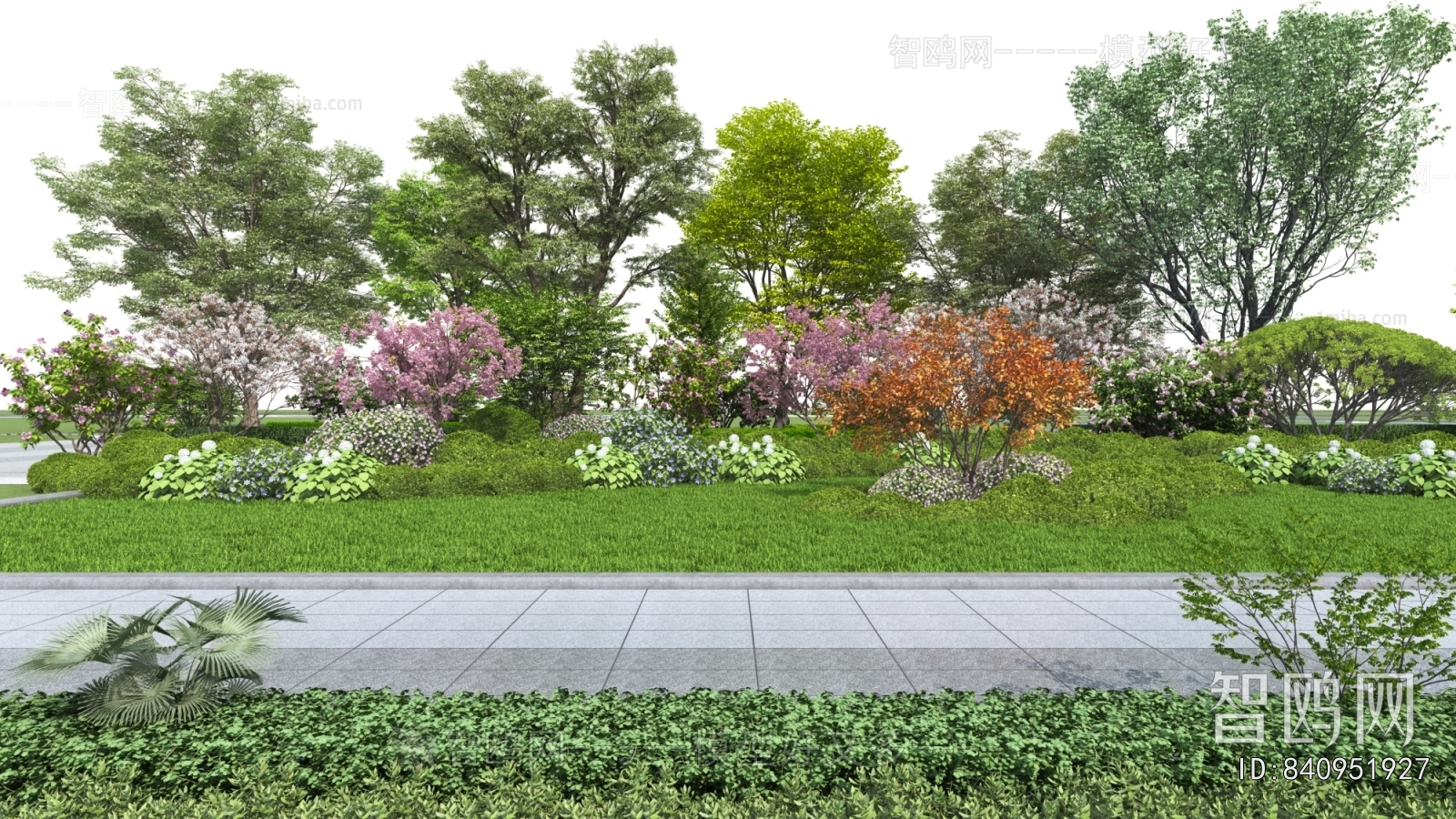 Modern Park Landscape