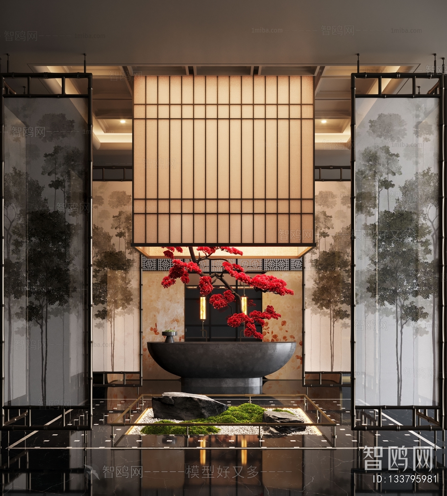 New Chinese Style Lobby Hall