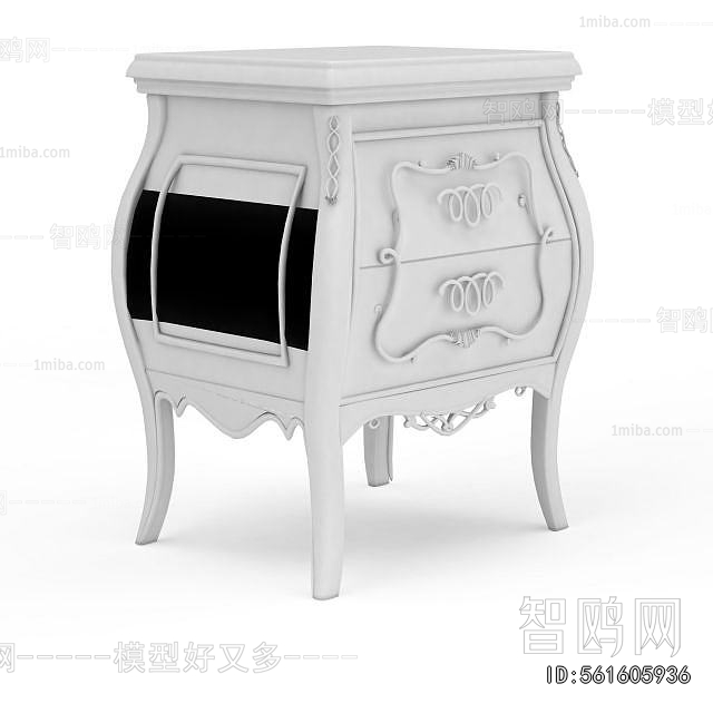 European Style Bedside Cupboard