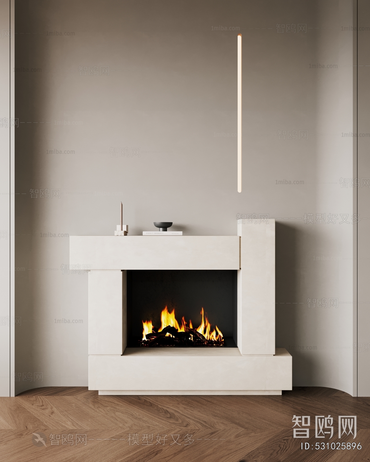 French Style Fireplace
