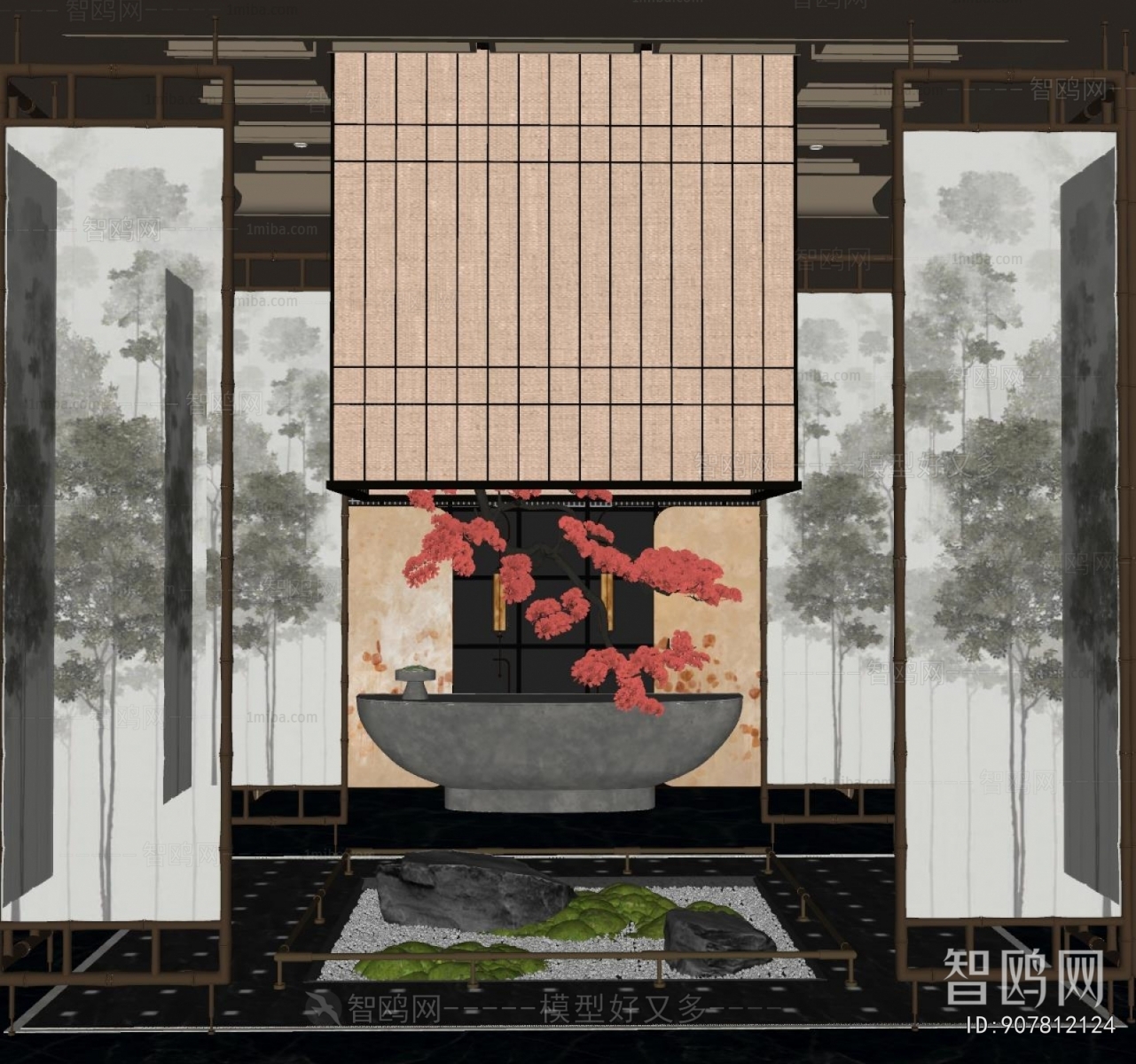 New Chinese Style Lobby Hall