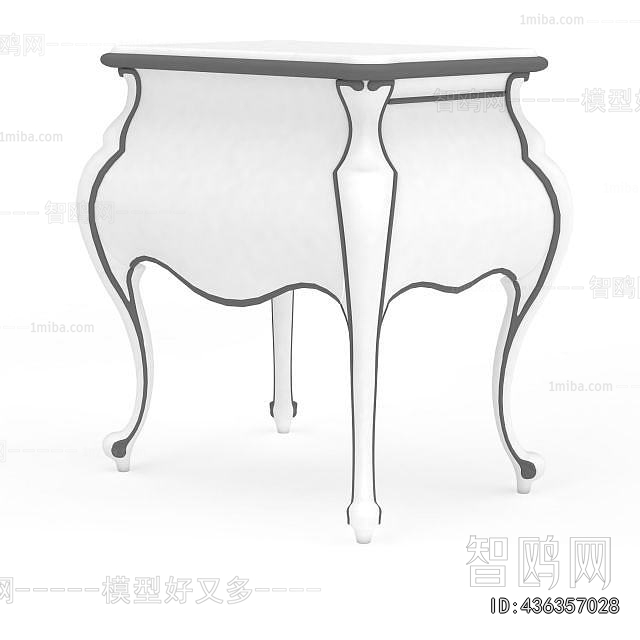 European Style Bedside Cupboard