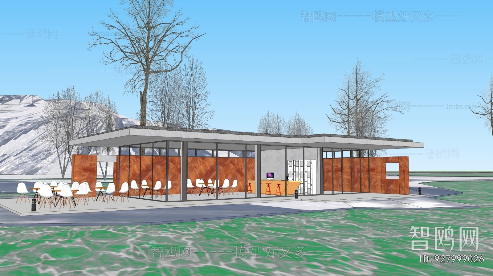 Modern Appearance Of Commercial Building