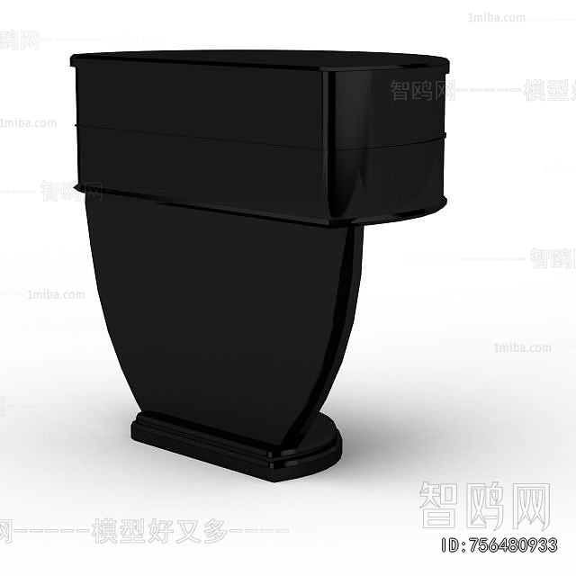 Simple European Style Bedside Cupboard