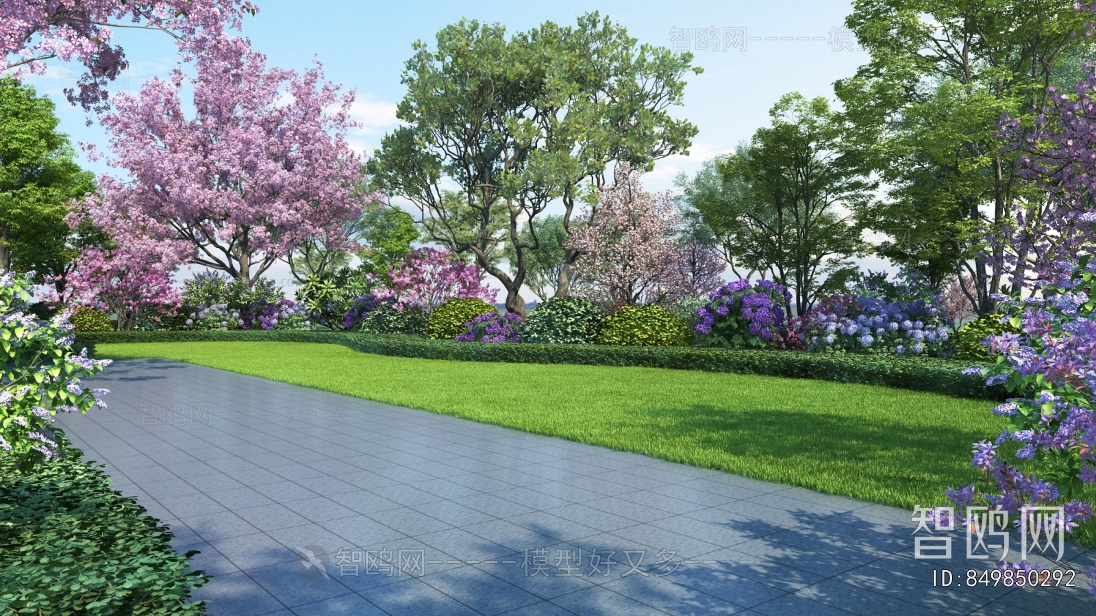 Modern Park Landscape