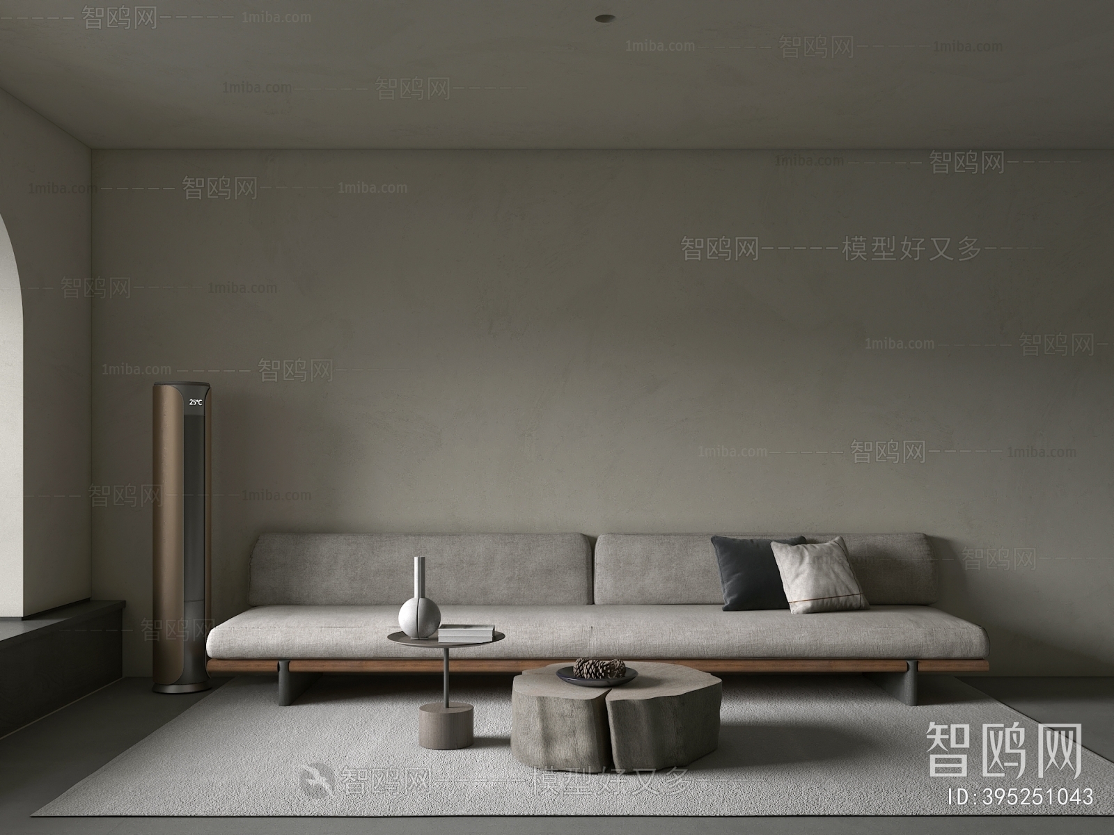 Wabi-sabi Style A Living Room