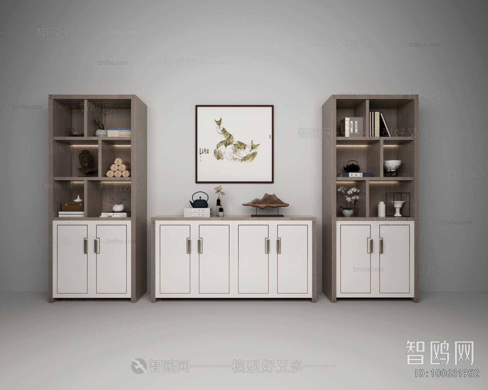 New Chinese Style Entrance Cabinet
