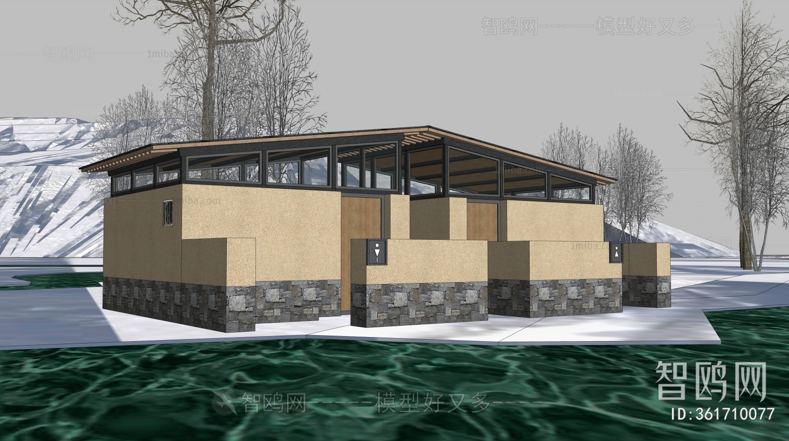 New Chinese Style Public Building