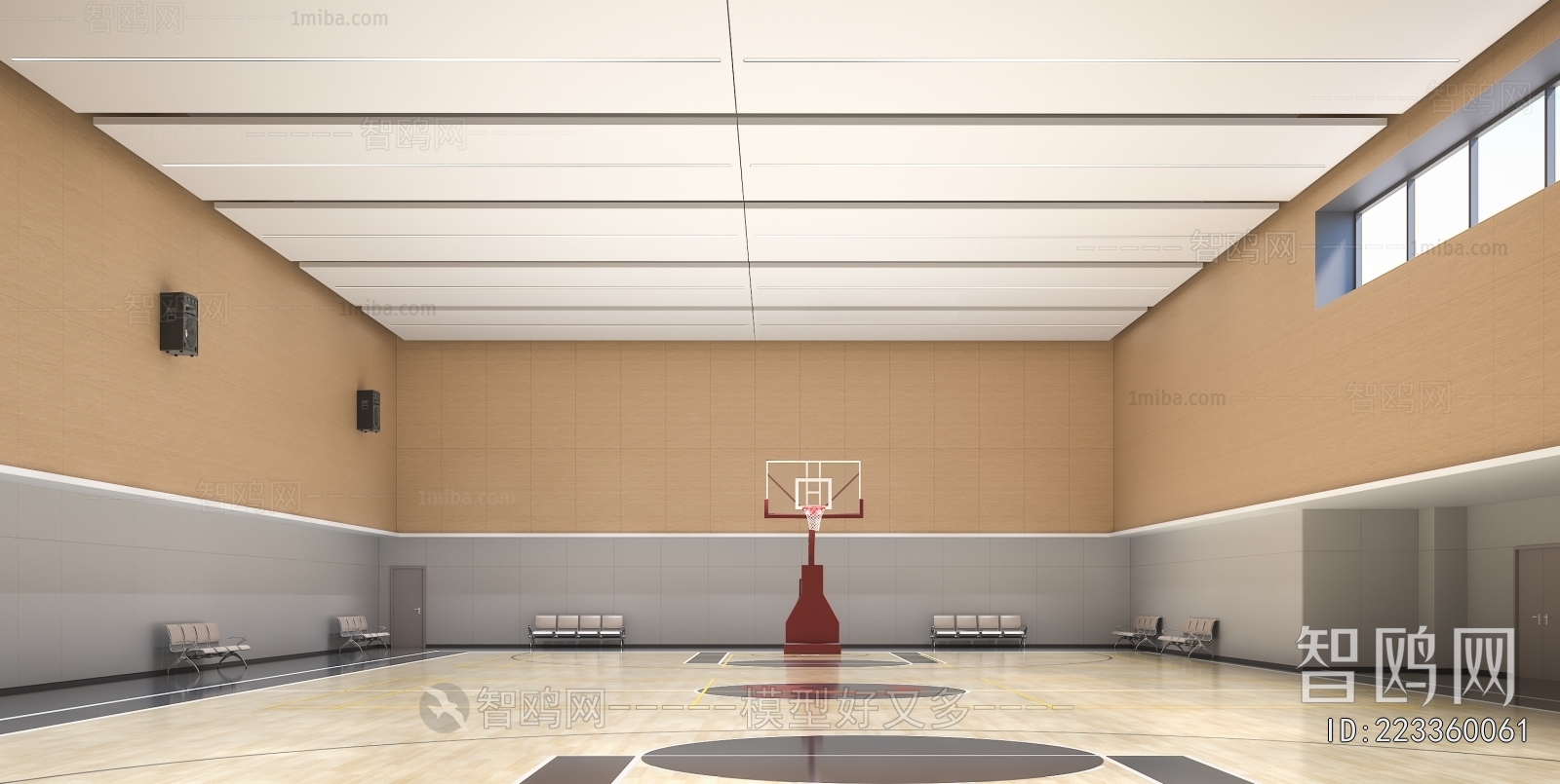 Modern Basketball Arena