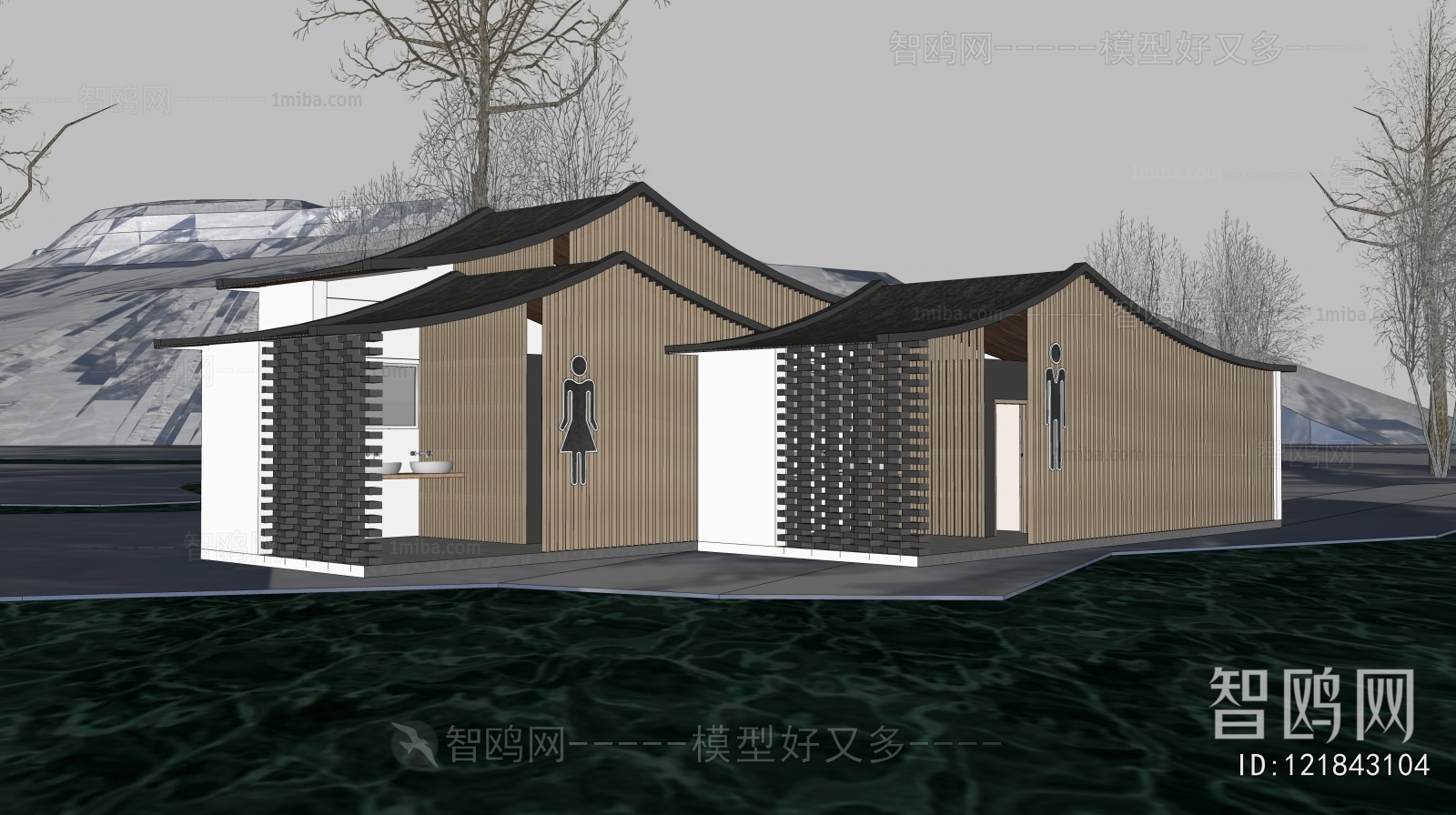 New Chinese Style Public Building