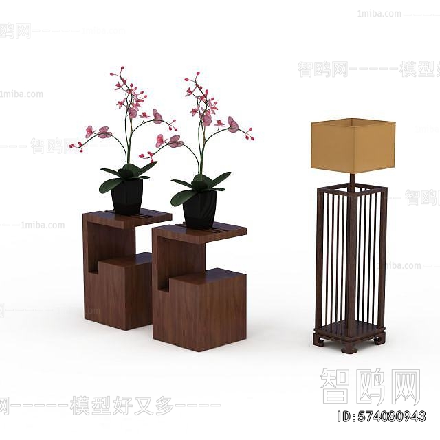 New Chinese Style Floor Lamp