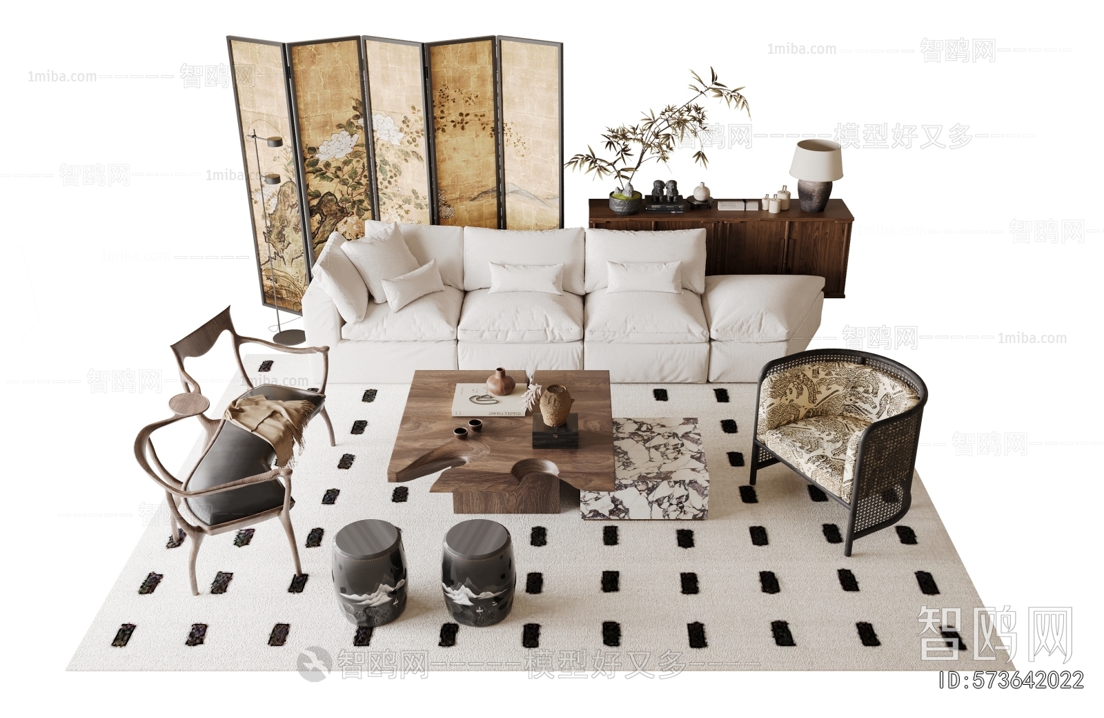 French Style Sofa Combination