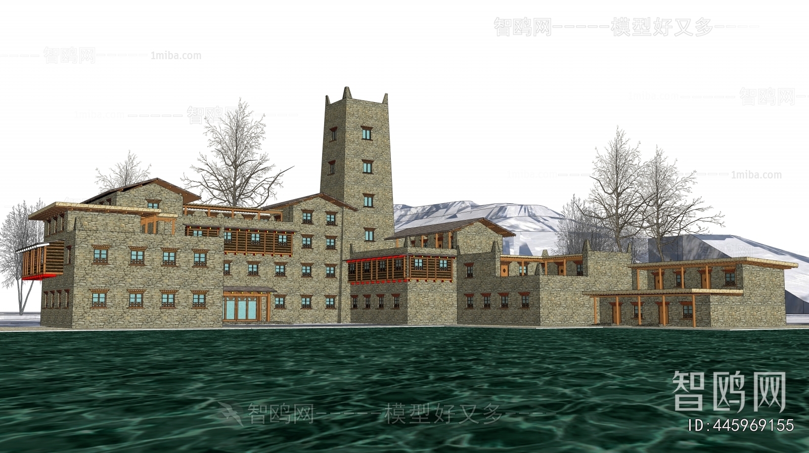 Modern Appearance Of Commercial Building