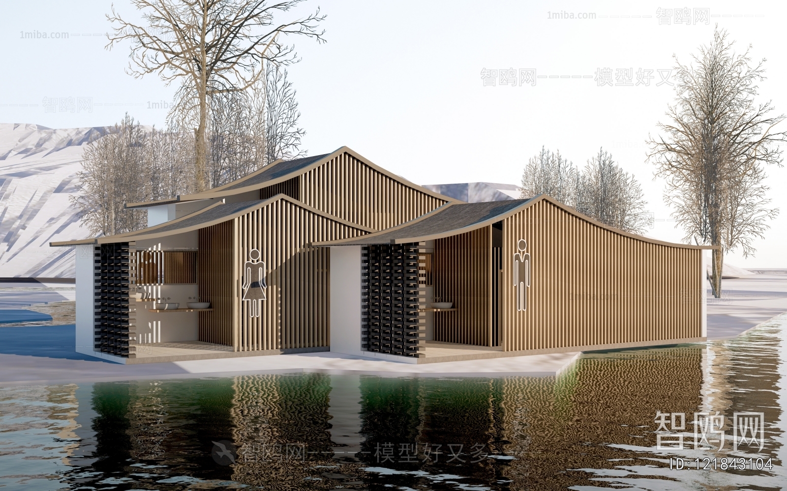 New Chinese Style Public Building