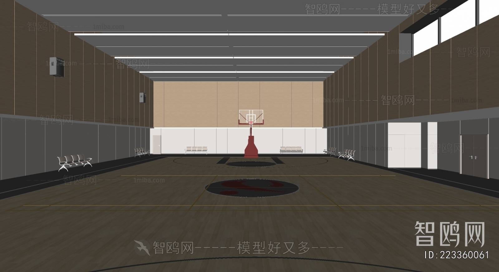 Modern Basketball Arena