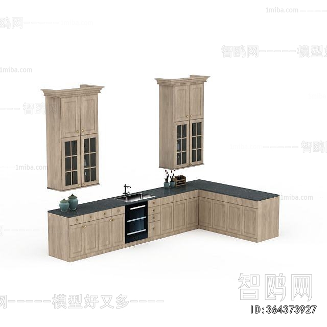 Simple European Style Kitchen Cabinet