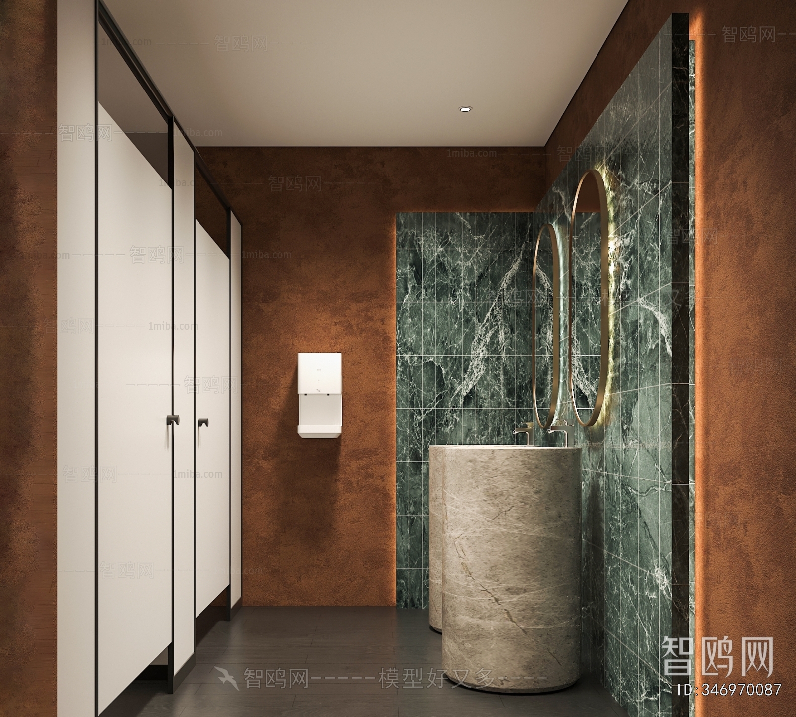 Modern Public Toilet