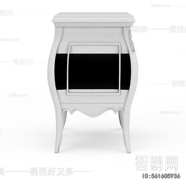 European Style Bedside Cupboard