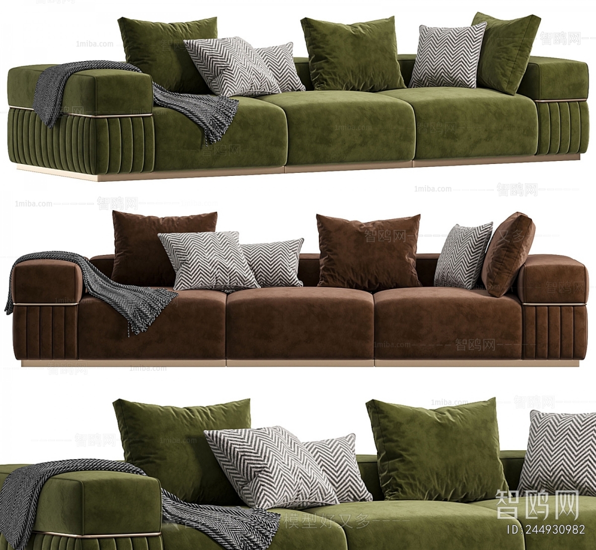 Modern Three-seat Sofa
