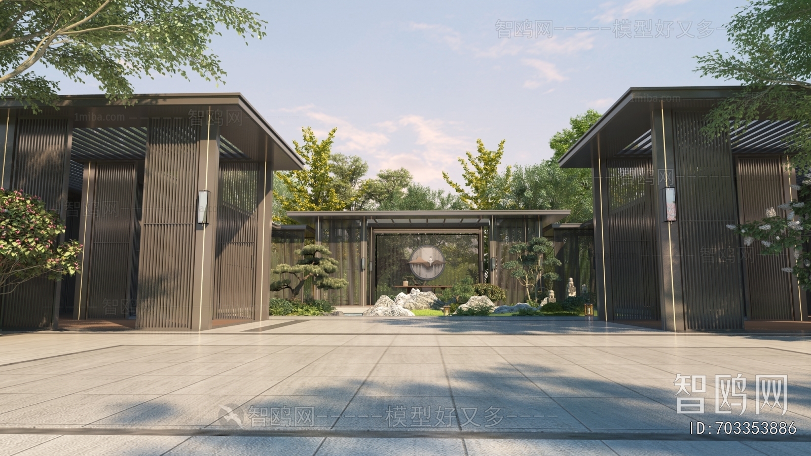 New Chinese Style Facade Element