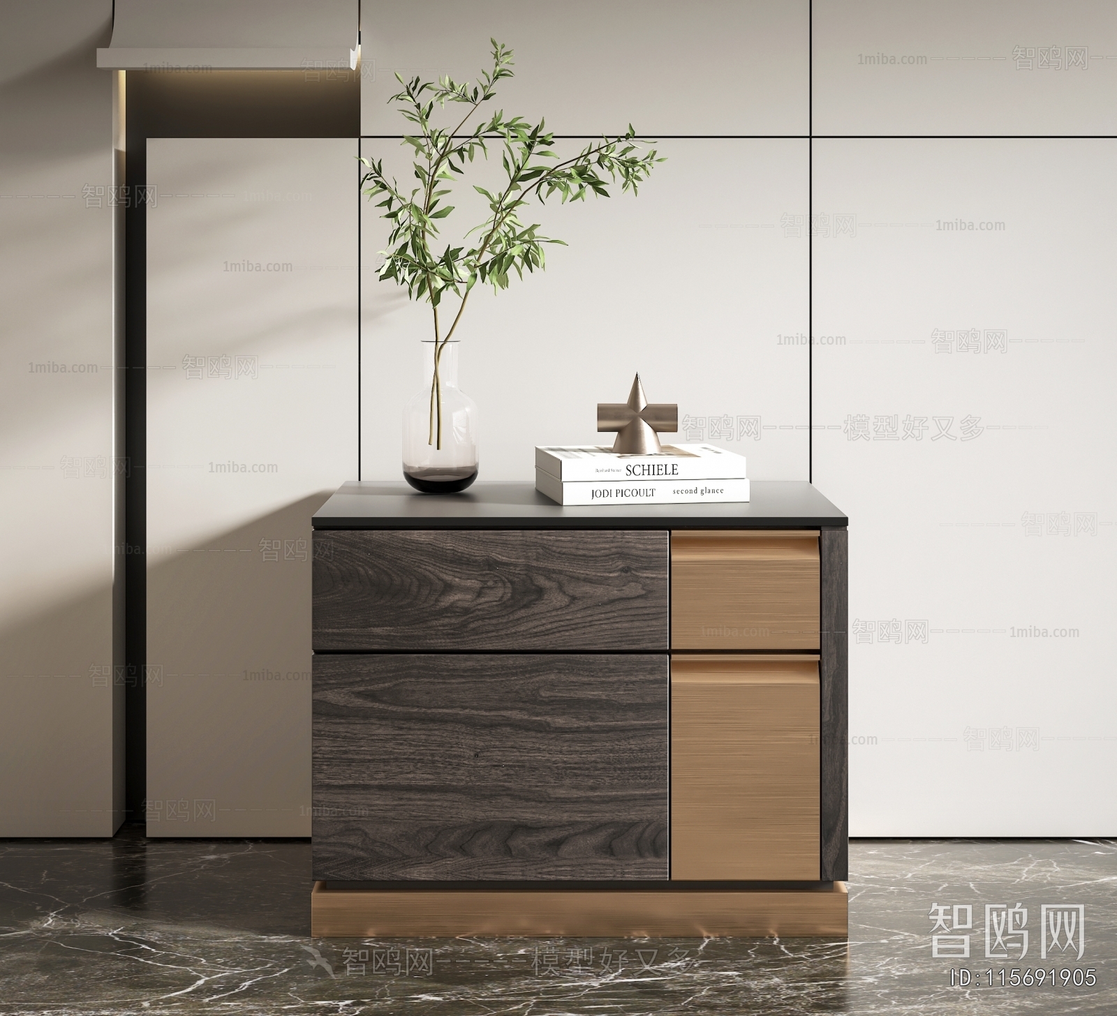 Modern Bedside Cupboard