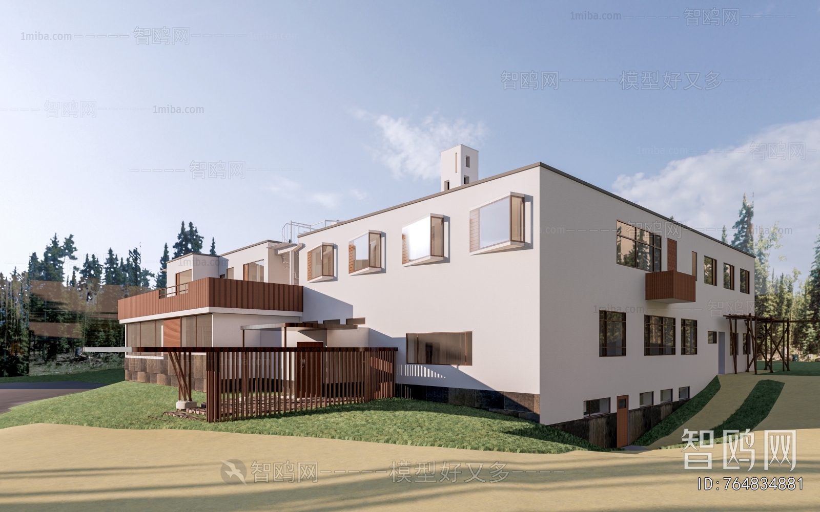 Modern Appearance Of Commercial Building