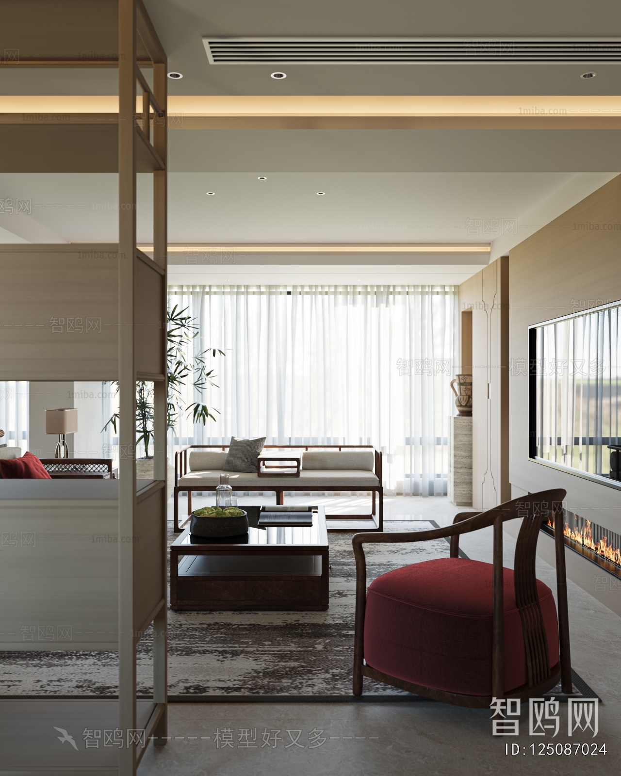 New Chinese Style Dining Room