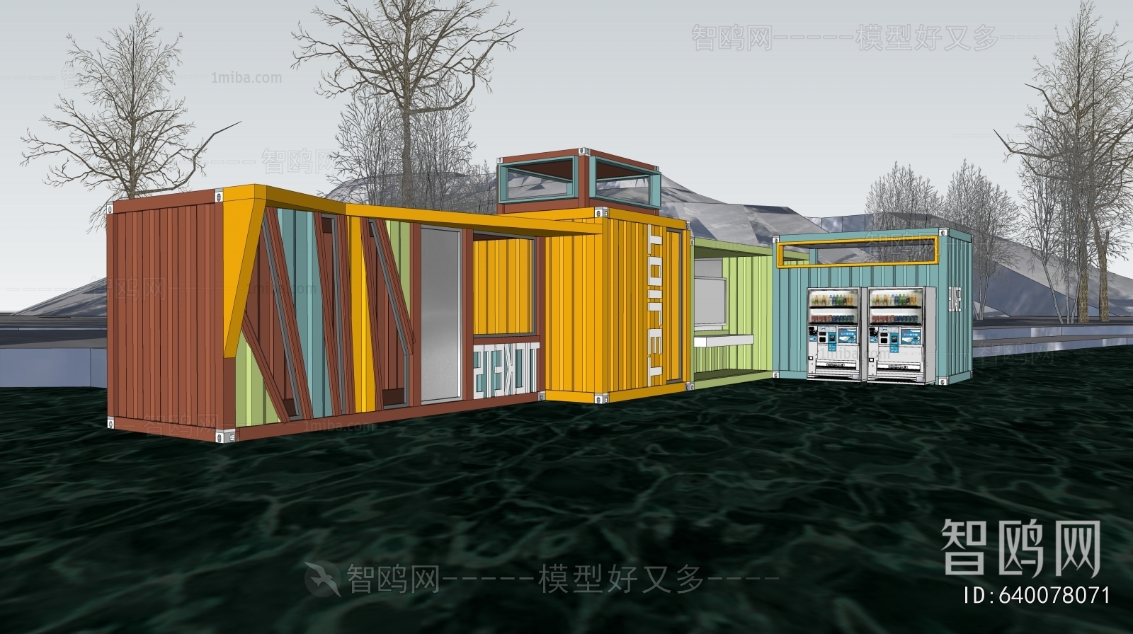 Modern Appearance Of Commercial Building