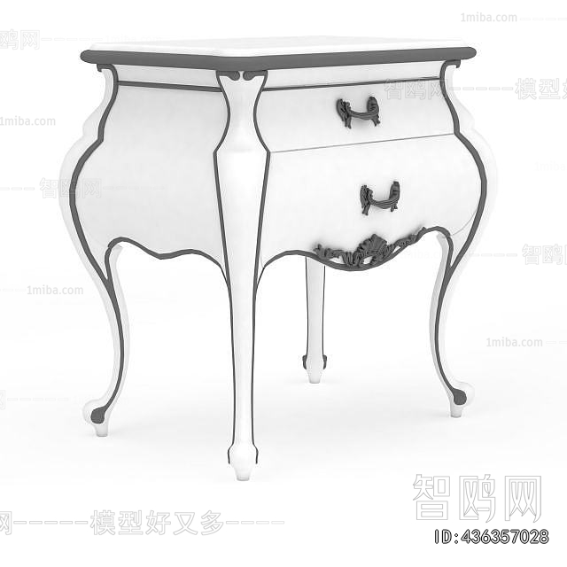 European Style Bedside Cupboard