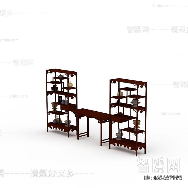 Chinese Style Antique Rack