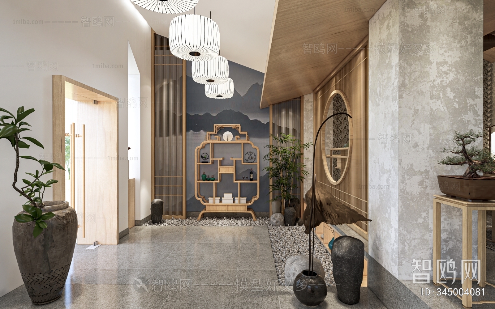 New Chinese Style Hallway