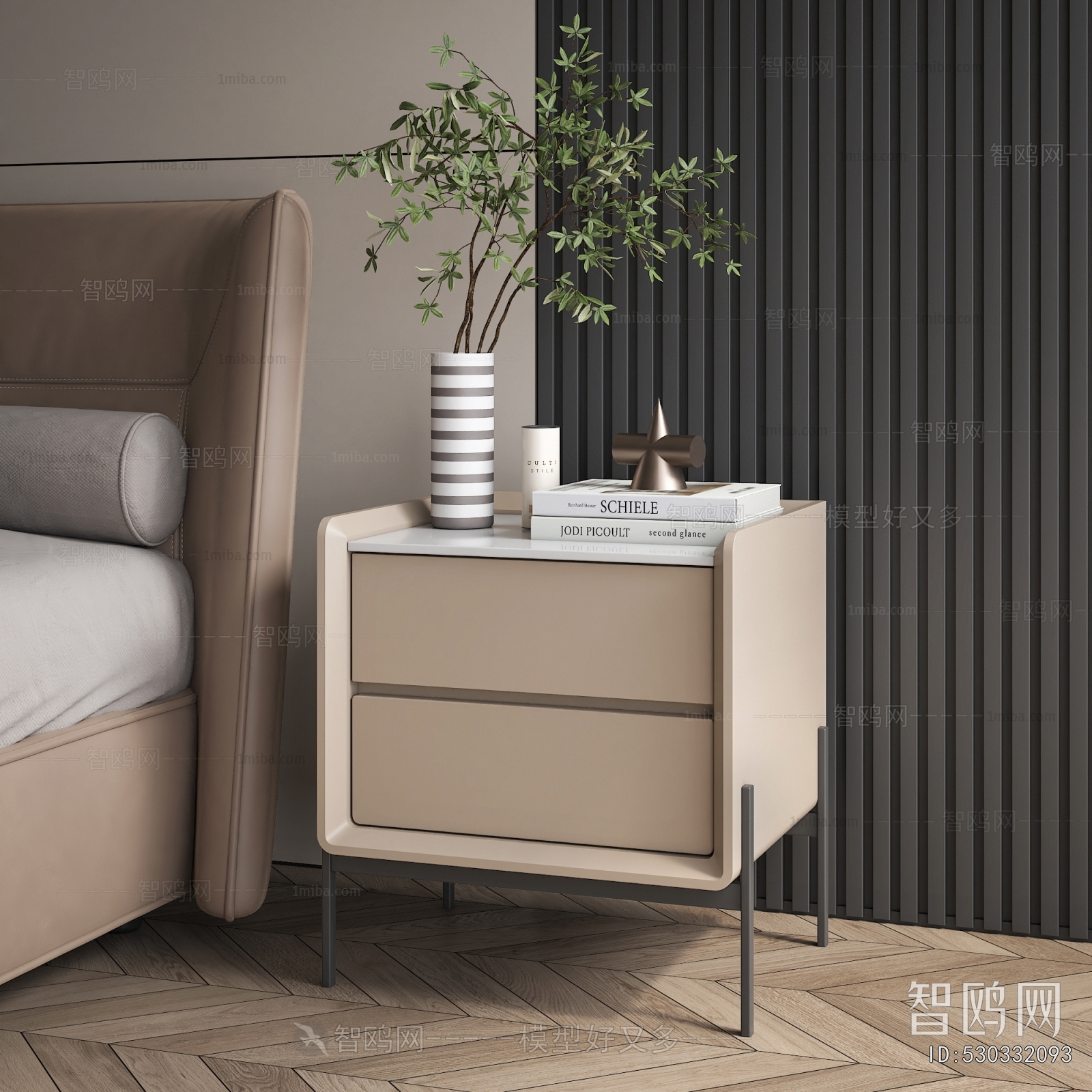 Modern Bedside Cupboard