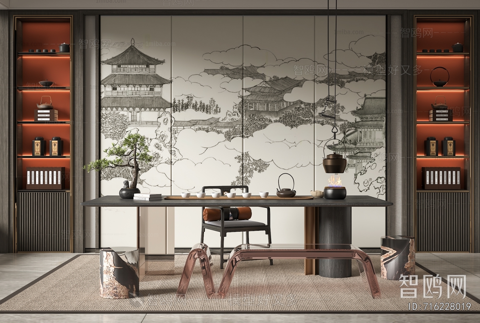 New Chinese Style Tea Tables And Chairs