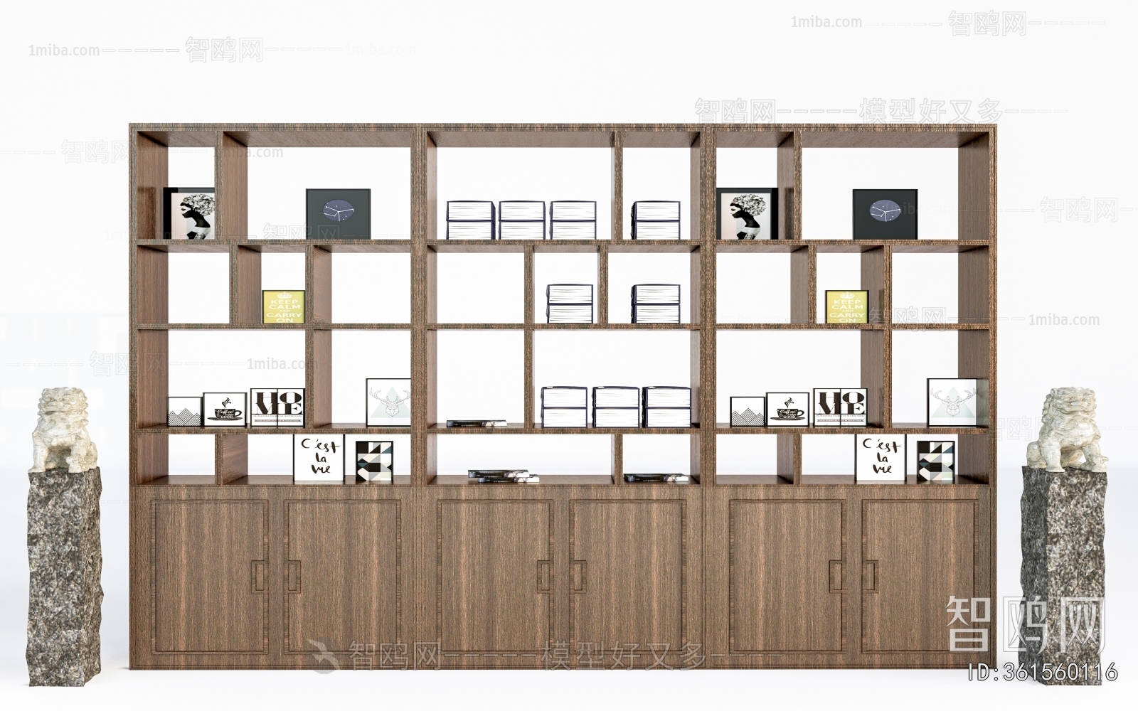 New Chinese Style Bookshelf