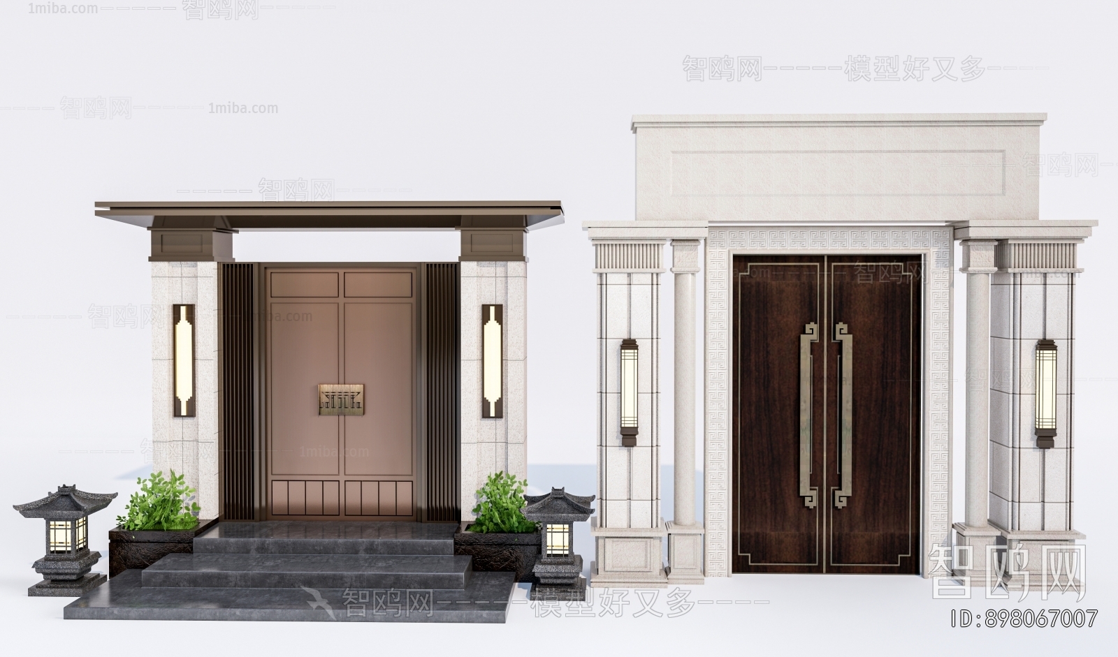 New Chinese Style Facade Element